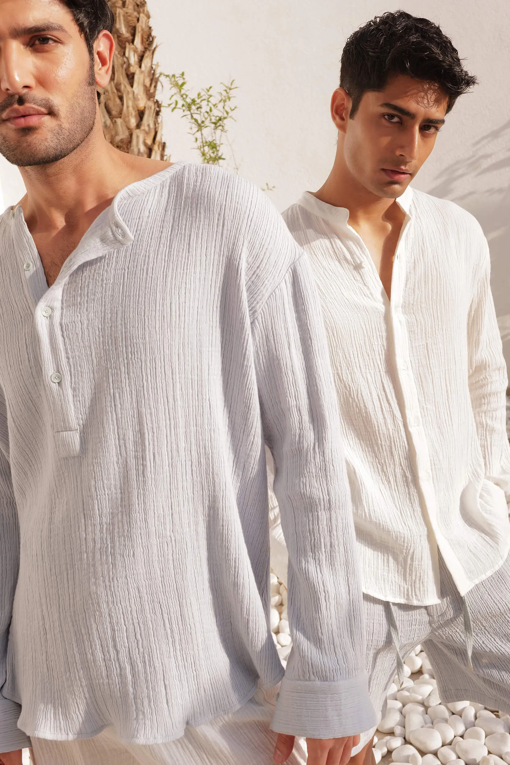 Amalfi Shirt - Man (SOFT BLUE)