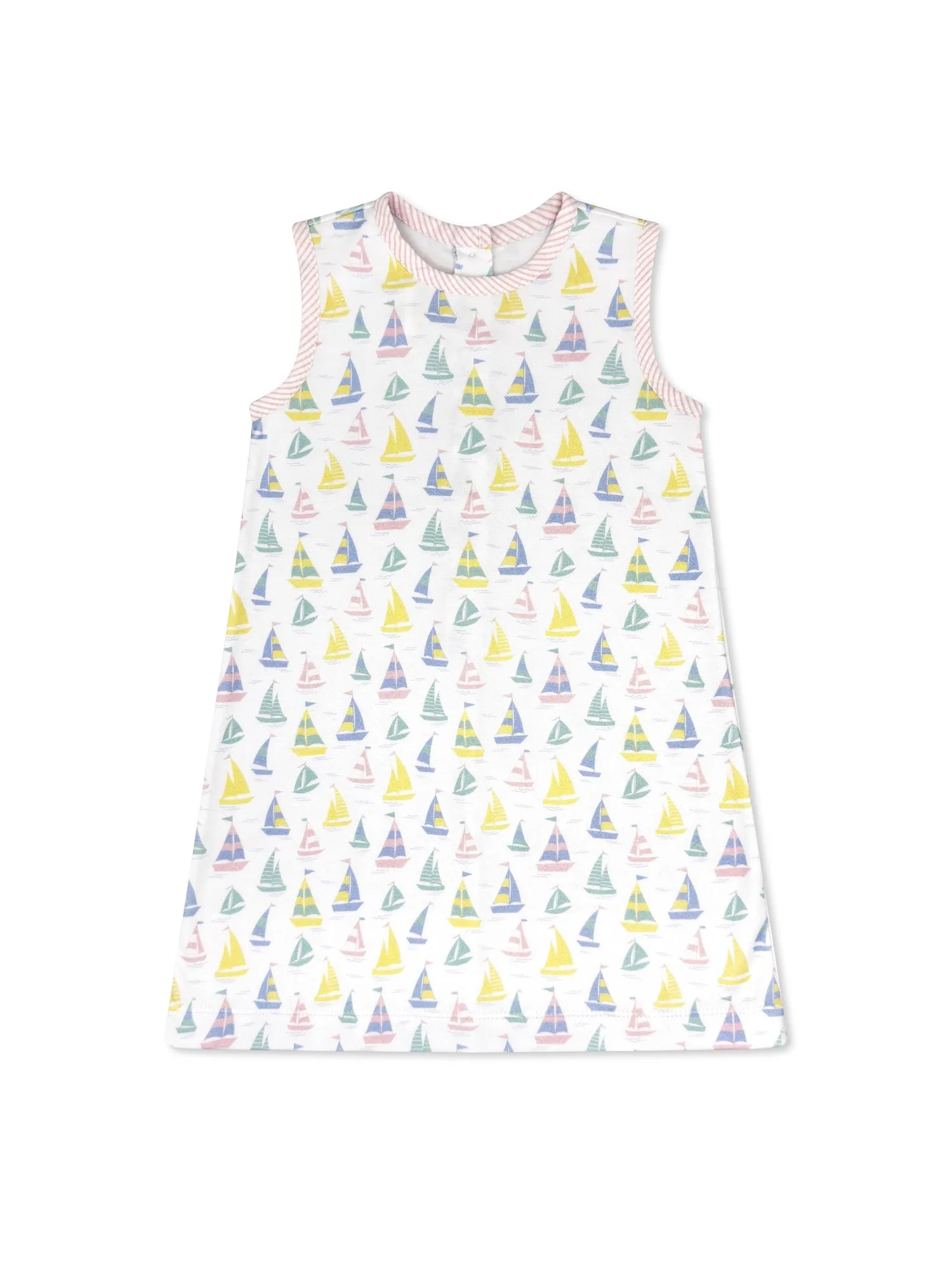 Ann Dress - Seahaven Sailboat, Party Pink Seersucker
