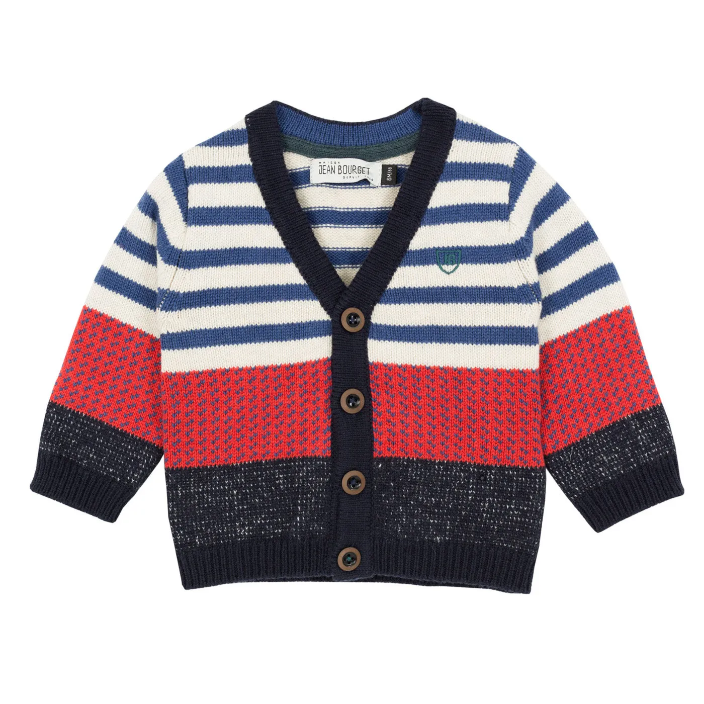 Baby Boys V-Neck Cardigan