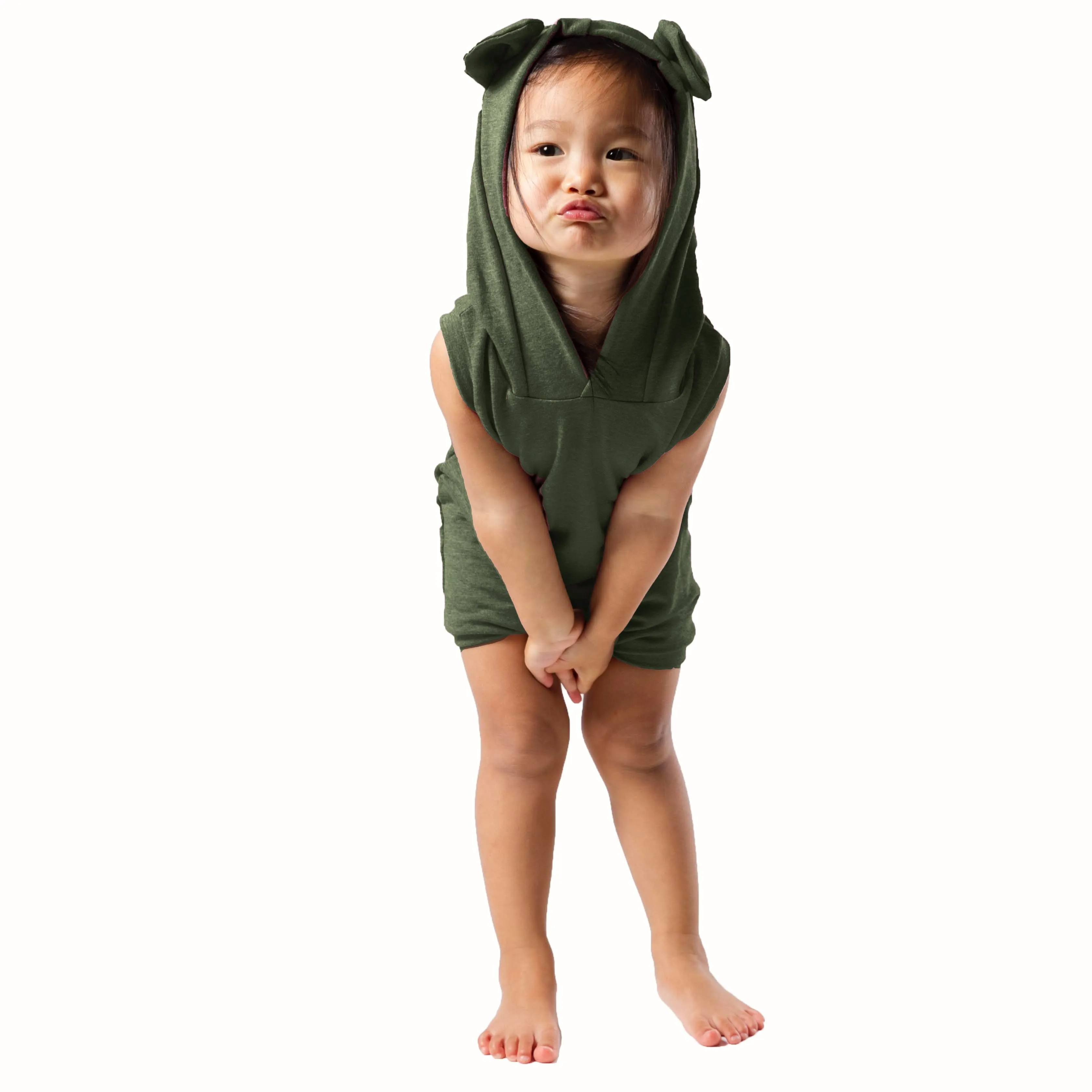 Bear Romper - Various Colors