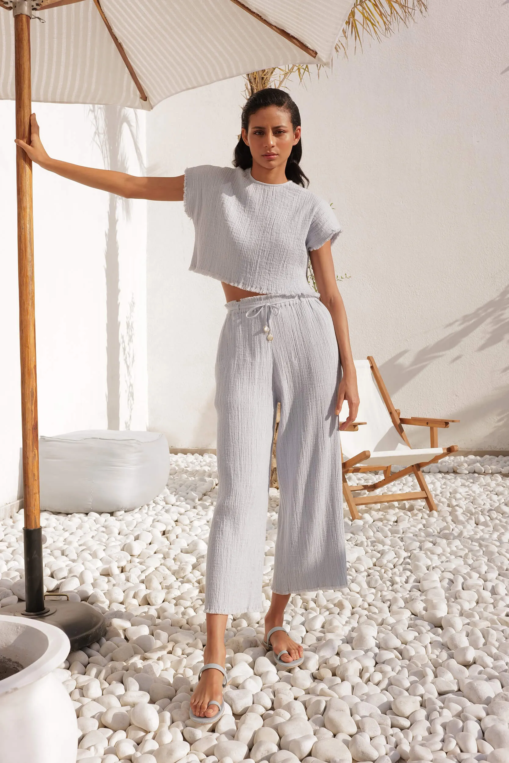 Chile Co-Ord Set - Soft Blue