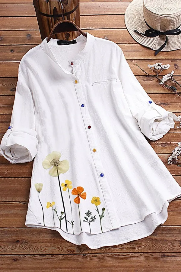 Cotton Printed Cozy Blouse