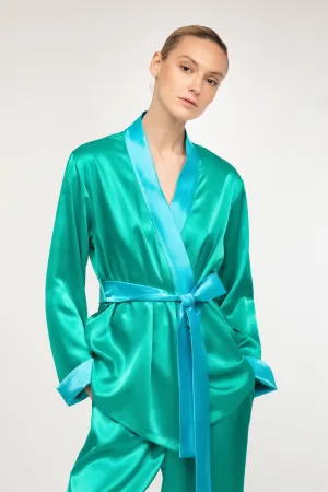 Green Satin Pajama
