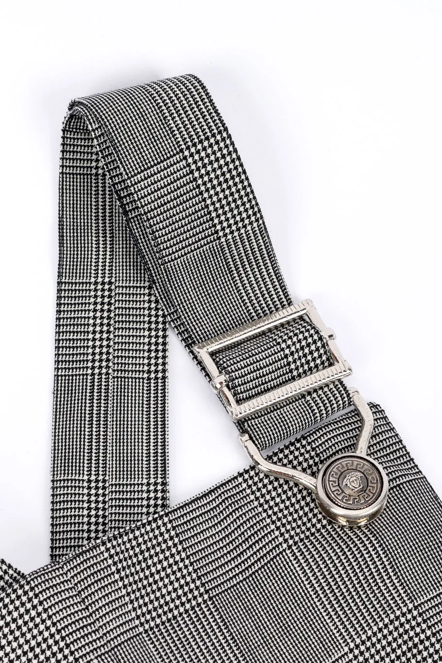 Houndstooth Overall Jumpsuit