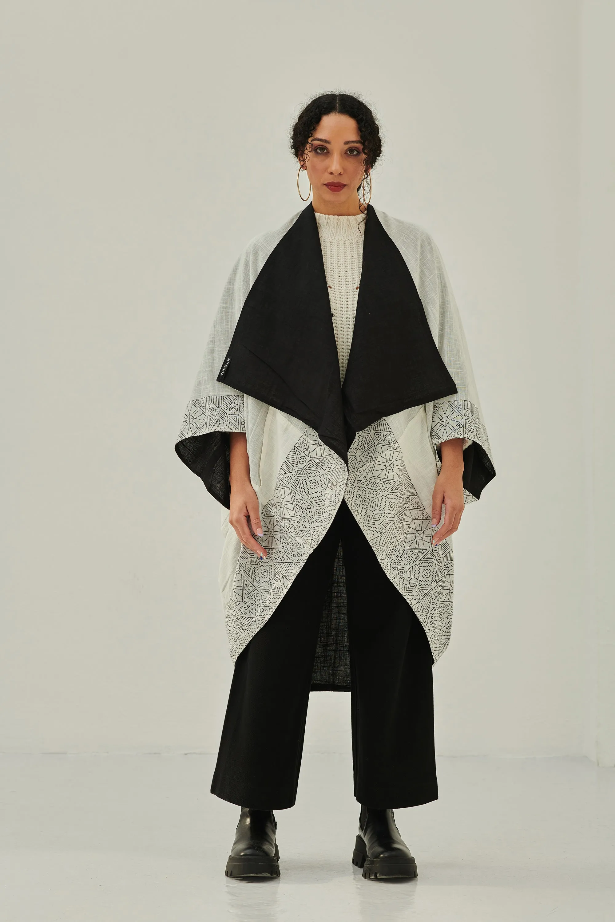 JIVA Cotton Kimono Sky