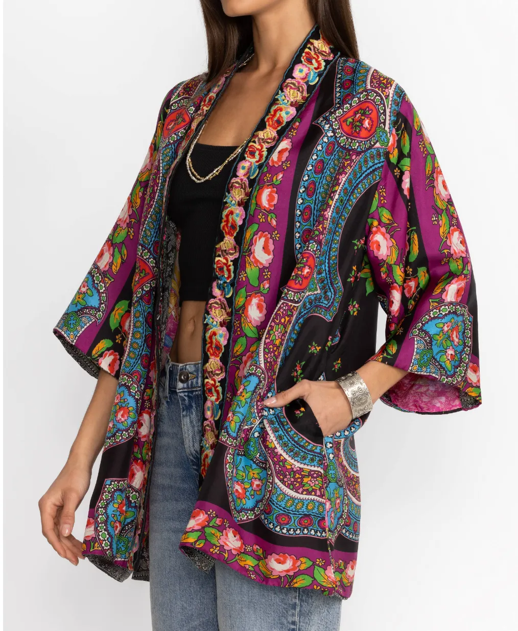 Johnny Was Rose Spark Yena Kimono (Reversible)