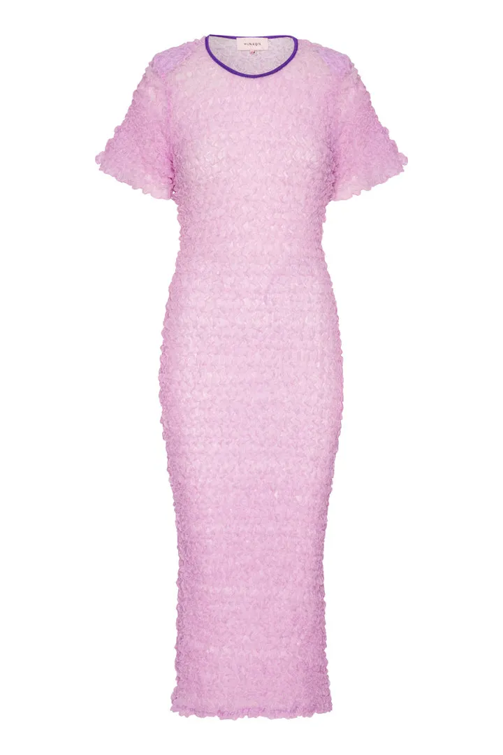 Juniper Popcorn Dress - Purple