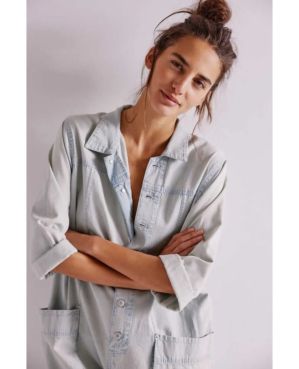 Margarita Jumpsuit Light Blue Beam