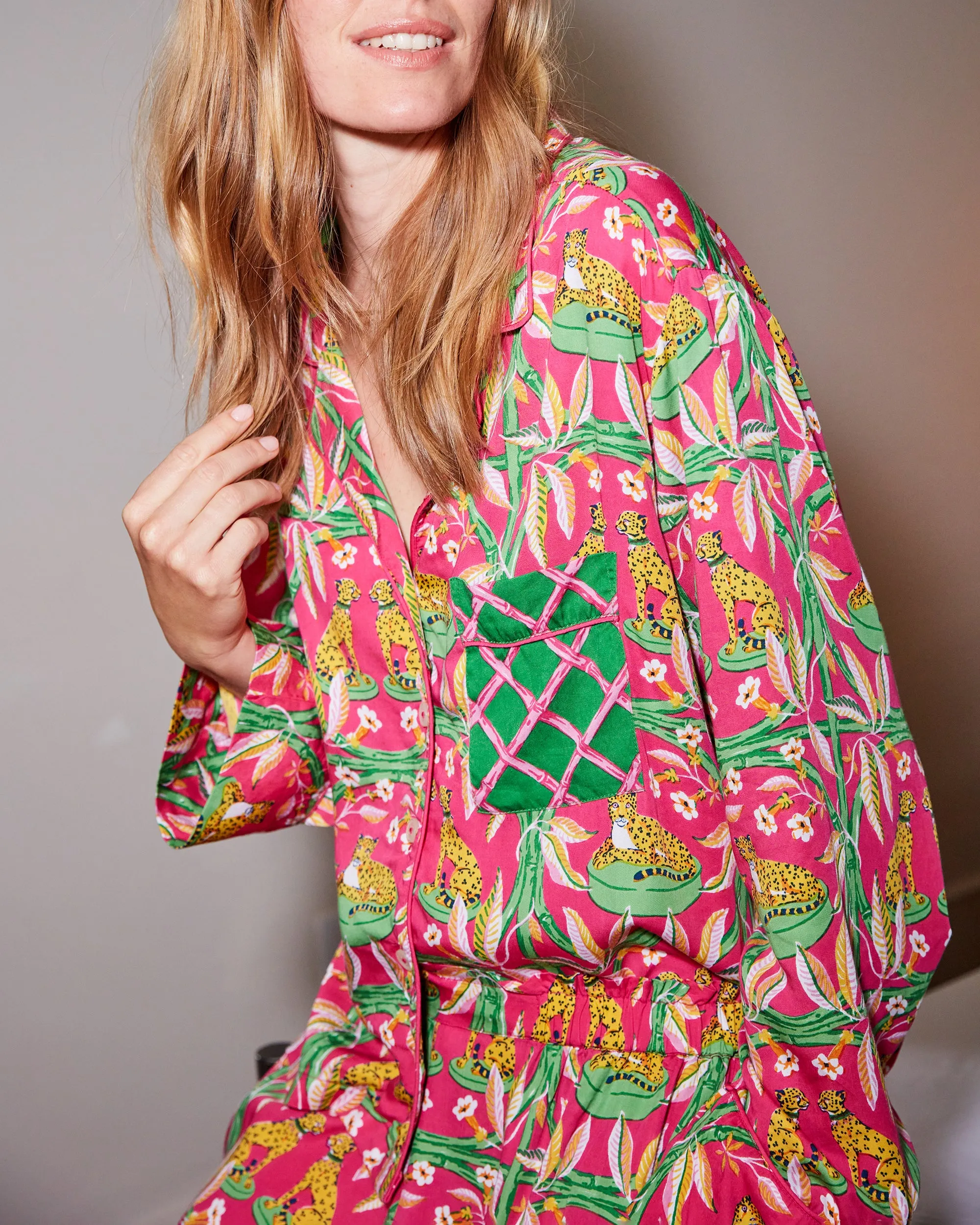 Royal Cheetah - Satin Rittenhouse Set - Pink Palace