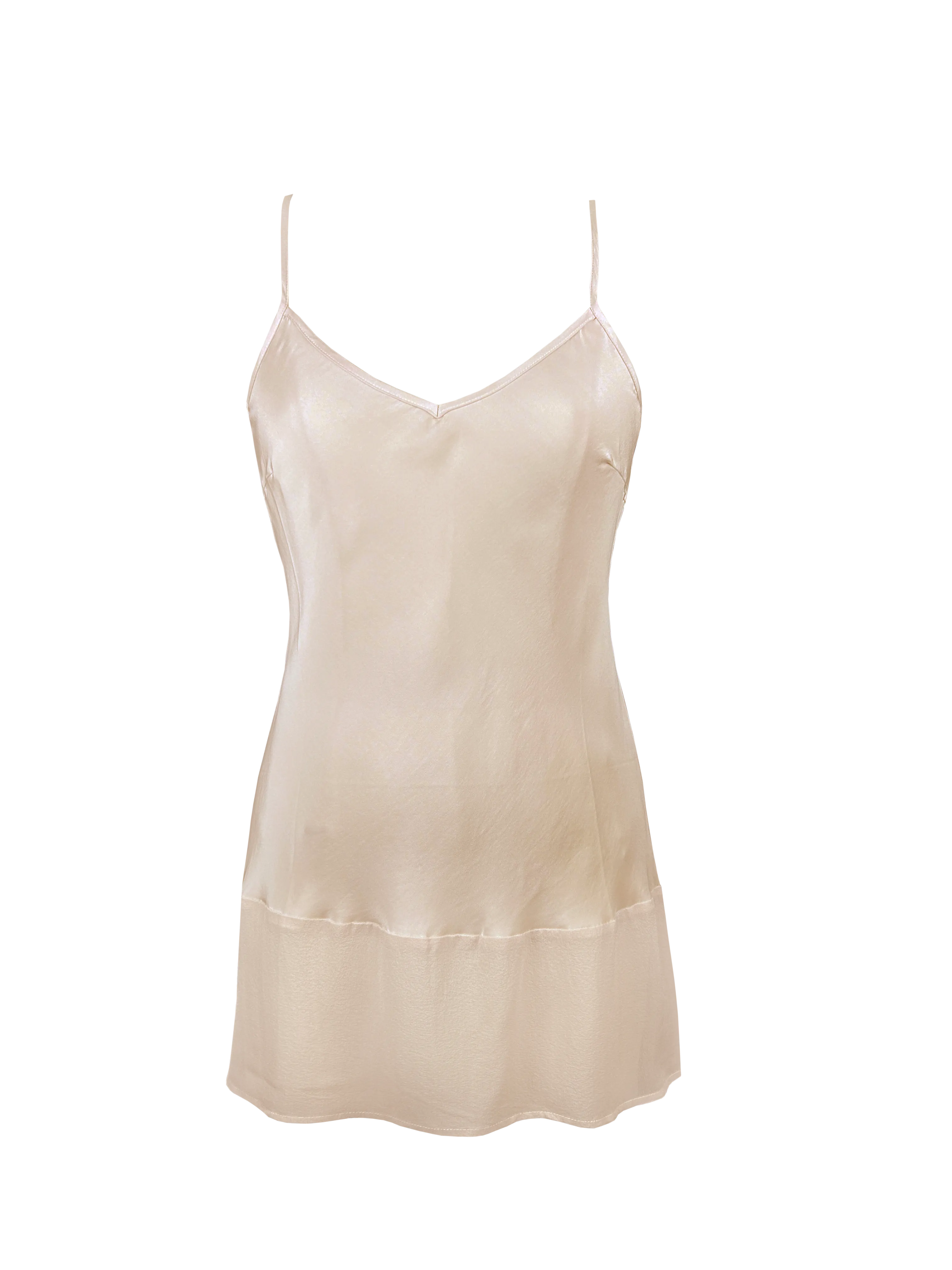 Sheer Edge Silk Tunic Taupe