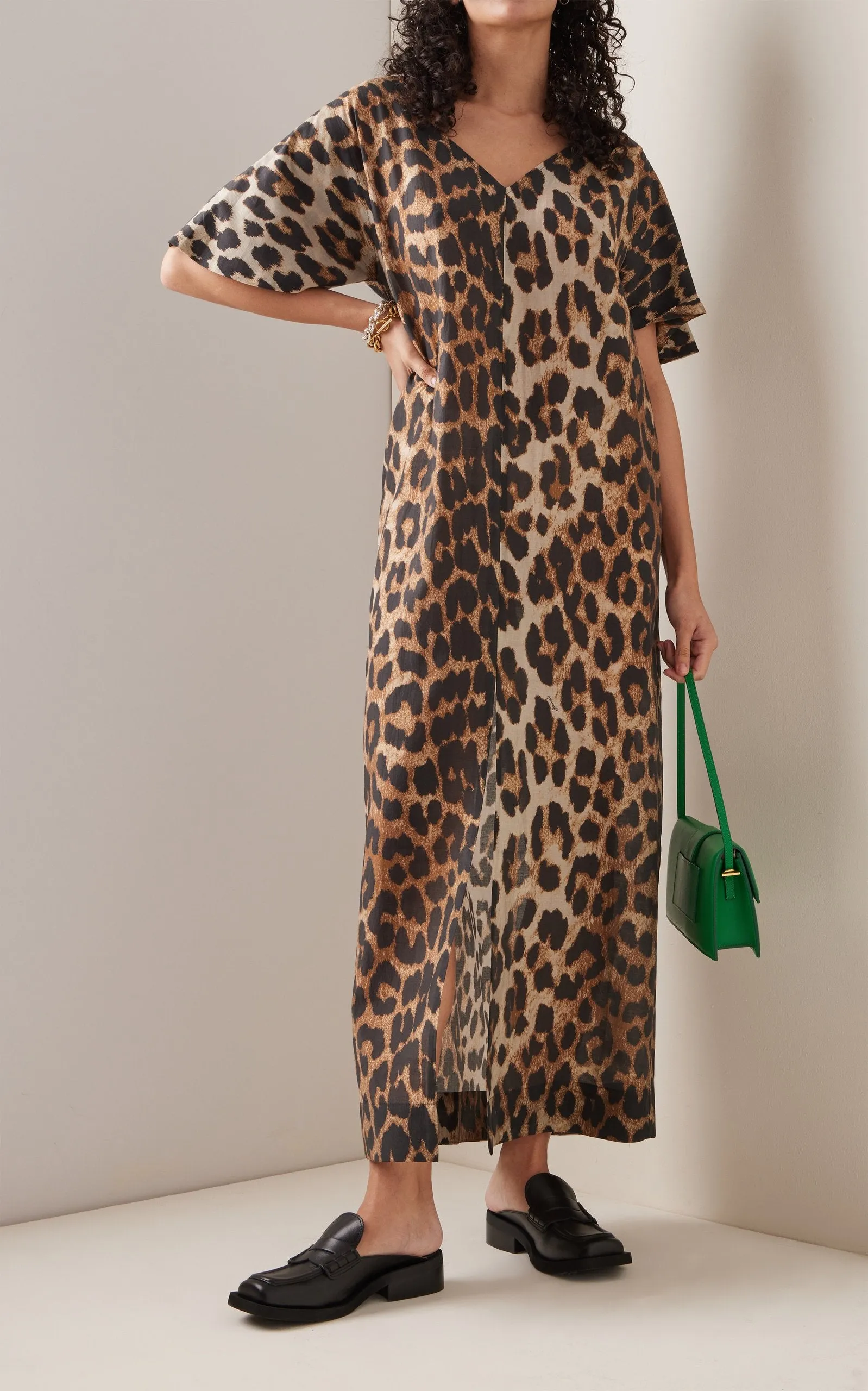 Sheer Voile Midi Dress