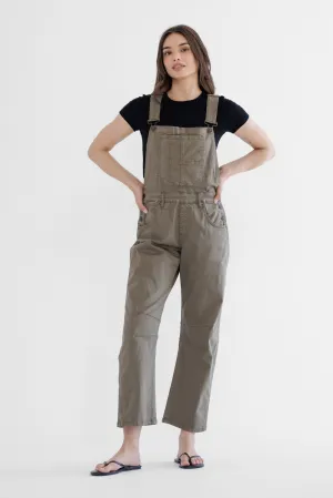 Super High Ankle Wide Leg Overalls