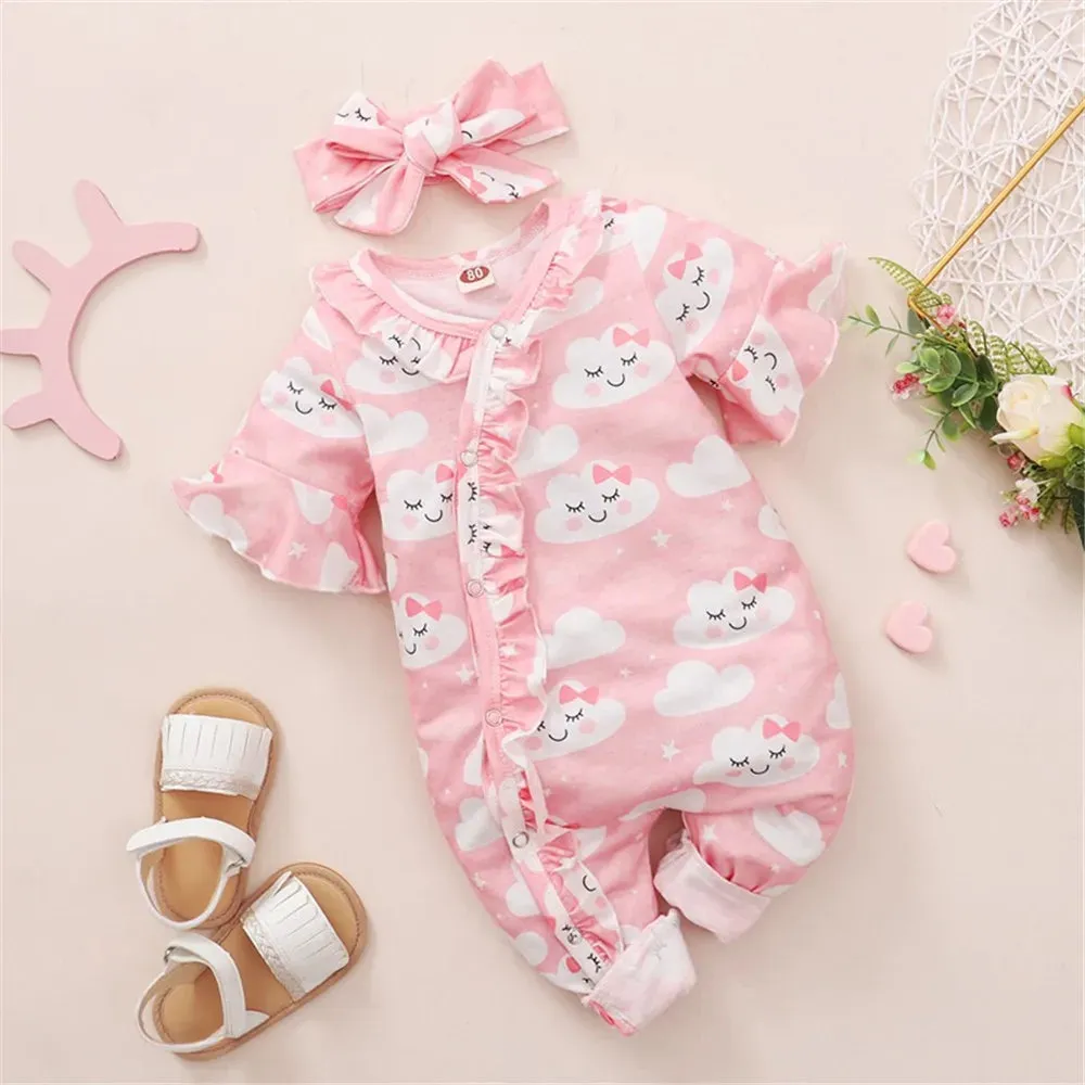 ZAFILLE Cartoon Elephant Baby Romper For Newborns Sleepwear Long Sleeve Kids Boys Crawlers Spring Children's Overalls Boys Wear
